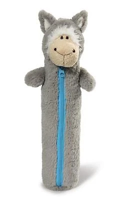 Nici 35118 Federmäppchen Schlamper Mäppchen Schaf Grau Jolly Logan Plüsch 24cm