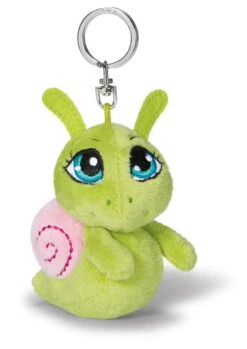 Nici 36438 Schlüsselanhänger Schnecke Grün Ca 10cm Plüsch Sweet Hearts