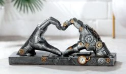 Gilde 37049 Steampunk Figur Hand Herzform 35cm Dekoration -Spielzeug Angebote 37049 5 8