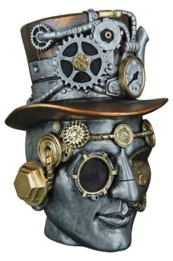Gilde 37151 Steampunk Figur Kopf Männlich Ca. 20cm Dekoration -Spielzeug Angebote 37151 2 2