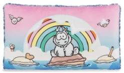 Nici 44175 Kissen Einhorn Snorre Hornson Winter 43x25cm Plüsch