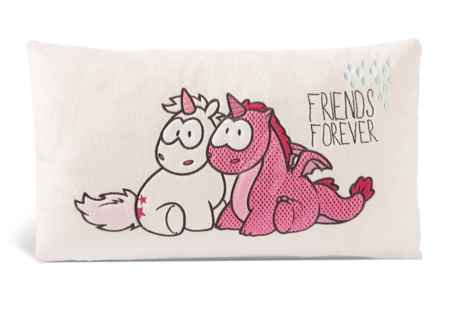 Nici 45700 Kissen Einhorn-Drache Ruby De La Rosa Plüsch Kuschelkissen 1 Nici 45700 Kissen Einhorn-Drache Ruby De La Rosa Plüsch Kuschelkissen