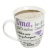 Gilde 46613 Jumbo-Tasse "Oma, Bei Dir..." Ca 400ml Porzellan