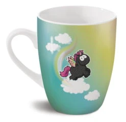 Nici 47387 Porzellantasse 310ml Einhorn Rainbow Yin & Yang Auf Wolken -Spielzeug Angebote 47387 02 ZA Frei 2048x1992