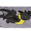 Nici 47996 Kissen Drache Dragor Schwarz-gelb Rechteckig 43x25cm Plüsch Dragonia