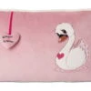 Nici 48274 Kissen Schwan Weiß Rechteckig 43x25cm Plüsch Love Classics GREEN