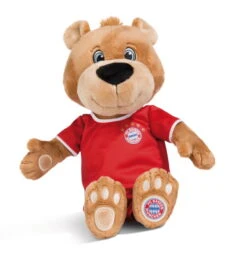 Nici 49074 FC BAYERN MÜNCHEN Bär Berni 35cm Mit Trikot Plüsch Schlenker FCB -Spielzeug Angebote 49074 06 ZA weiss 578x594