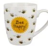 Gilde 50563 Porzellan Tasse "Bee Happy" Ca. 360ml Weiß