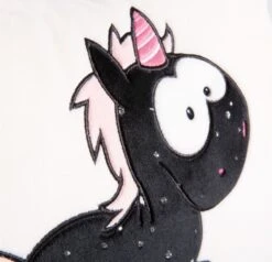 Nici 41428 Kissen Schwarzes Einhorn Carbon Flash Rechteckig 43x25cm Plüsch -Spielzeug Angebote 57bt0OWNdq5FpH1