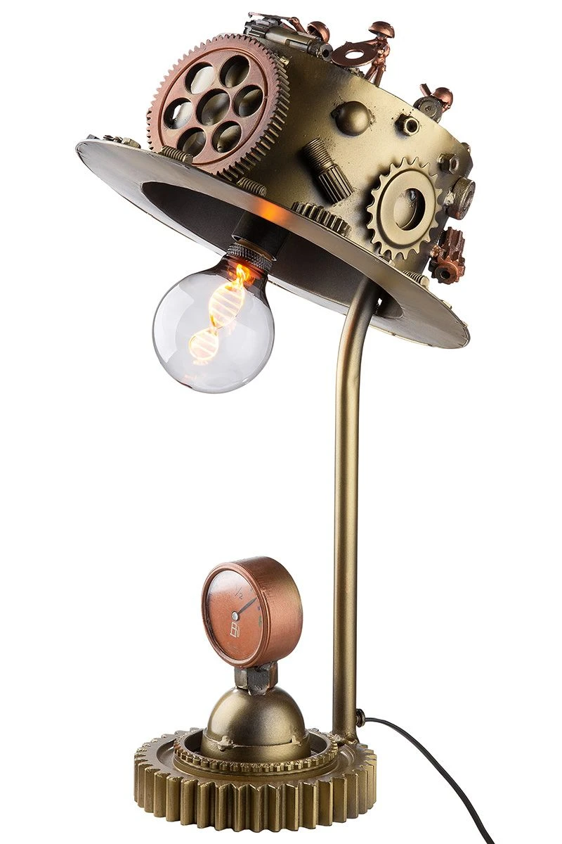 Gilde 68068 Steampunk Lampe Hut Ca. 63 Cm Dekoration 1 Gilde 68068 Steampunk Lampe Hut Ca. 63 Cm Dekoration