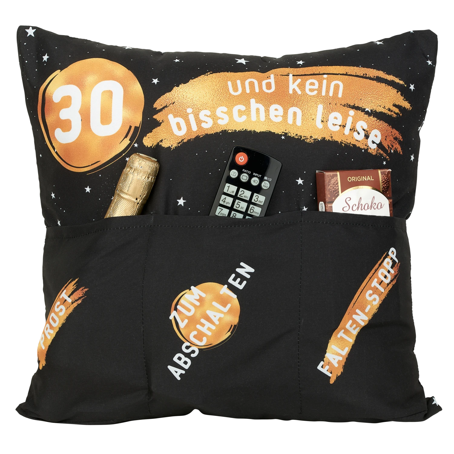 Hergo Sofahelden Kissen Mit Taschen 43x43cm - 30. Geburtstag 8774 2 Hergo Sofahelden Kissen Mit Taschen 43x43cm - 30. Geburtstag 8774 – Bild 2