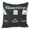 Hergo Sofahelden Kissen Mit Taschen 43x43cm - Männerkissen 8801
