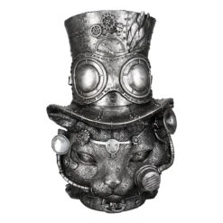 Gilde 89350 Steampunk Figur Tom-Cat Katze Mit Hut Ca. 22cm Dekoration -Spielzeug Angebote 89350 6 9