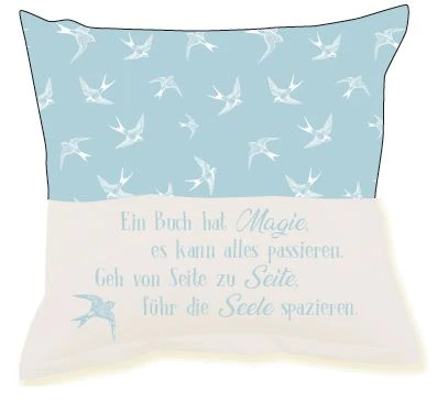 Hergo Sofahelden Kissen Mit Taschen 43x43cm - Lesekissen - Magie 9029 2 Hergo Sofahelden Kissen Mit Taschen 43x43cm - Lesekissen - Magie 9029 – Bild 2