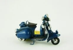 Blechmodell Mini-Roller Motorroller Ca 11,5x5,5x7,5cm 904444 Blau -Spielzeug Angebote Blechmodell Mini Roller Motorroller ca 11 5x5 5x7 5cm 904444 blau 5