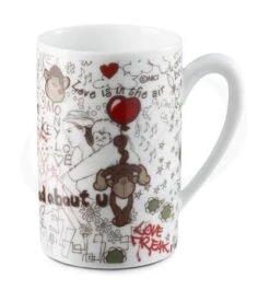 Nici 29657 Porzellantasse Affe Linda Monkey Love Kaffeetasse Teetasse